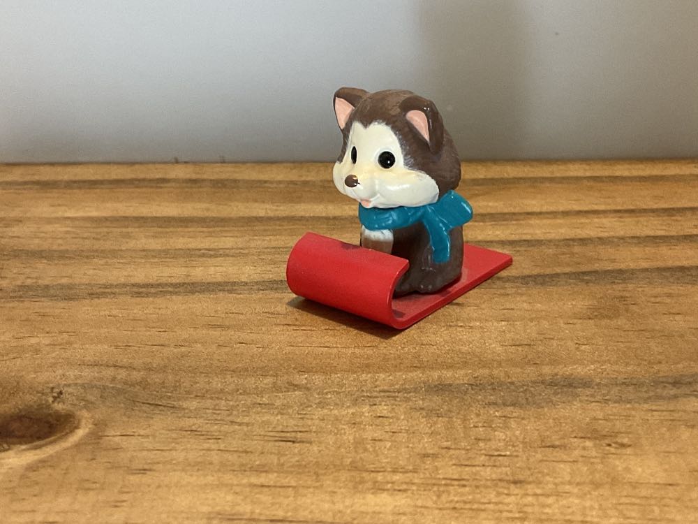 Husky Puppy On Sled  (Christmas) ornament collectible - Main Image 1