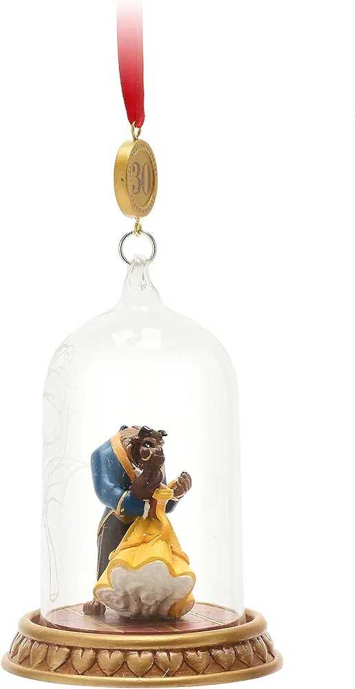 Beauty and the Beast 30th Anniversary Sketchbook Ornament - Disney Store (Disney’s beauty and the beast) ornament collectible [Barcode 465064009411] - Main Image 2