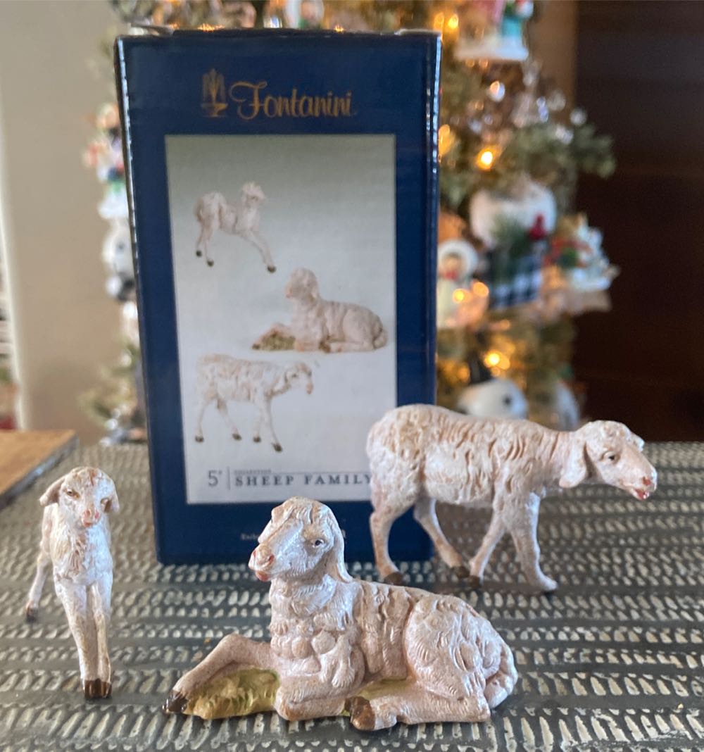 Fontanini. Sheep Family.  ornament collectible - Main Image 1