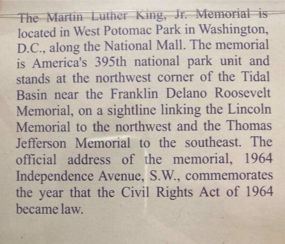 MLK JR. Memorial Ornament  ornament collectible [Barcode 769022086941] - Main Image 2