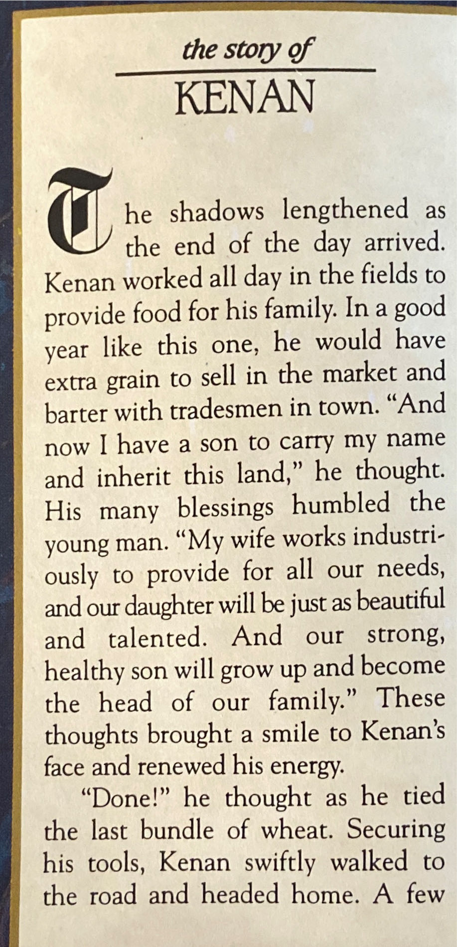 Kenan 5” Fontanini Heirloom Nativity Figurine  (Farmer) ornament collectible [Barcode 089945525021] - Main Image 2