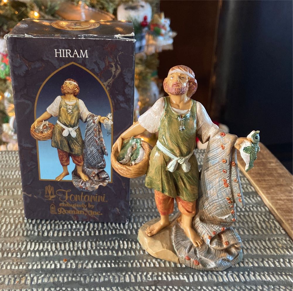Fontanini. Hiram. The Fisherman.  ornament collectible [Barcode 089945044553] - Main Image 1