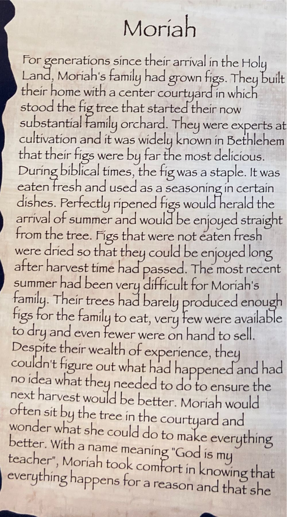 Fontanini. Moriah. Figurine For 5” Christmas Village Nativity Roman Inc. #54006  ornament collectible [Barcode 089945356878] - Main Image 2