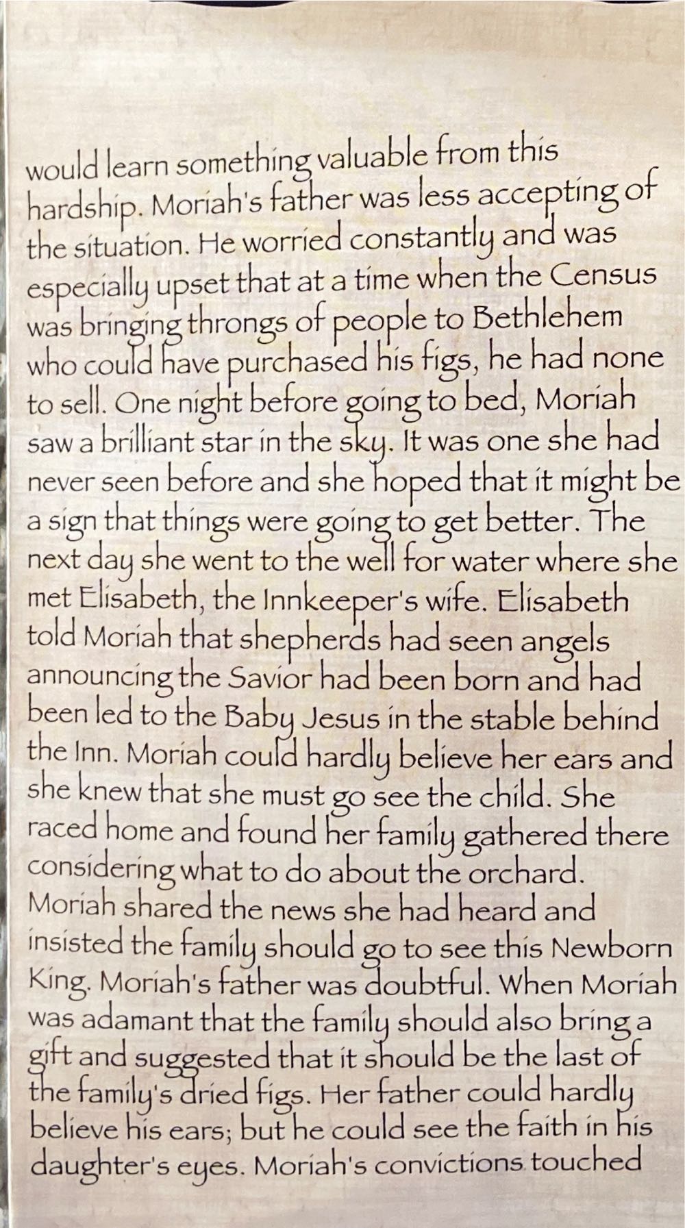 Fontanini. Moriah. Figurine For 5” Christmas Village Nativity Roman Inc. #54006  ornament collectible [Barcode 089945356878] - Main Image 3