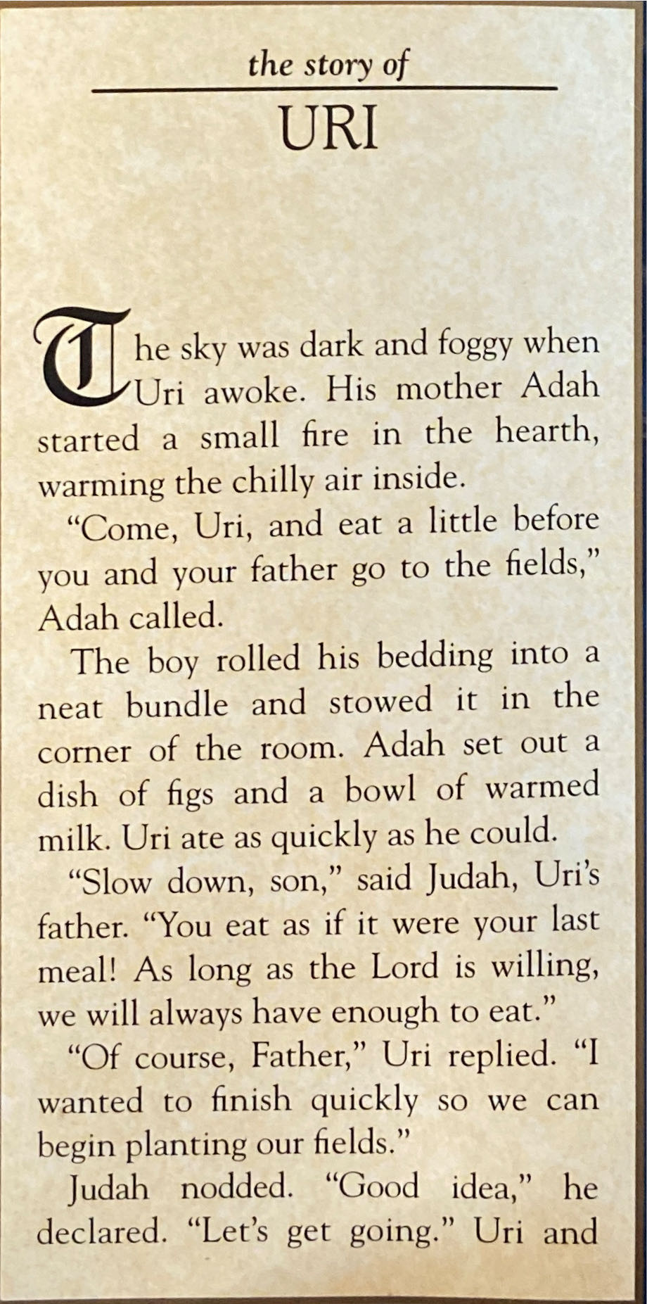 Uri 5” Fontanini Heirloom Nativity Special Event Figure - Special Event Figure (Farmer) ornament collectible [Barcode 089945104790] - Main Image 2