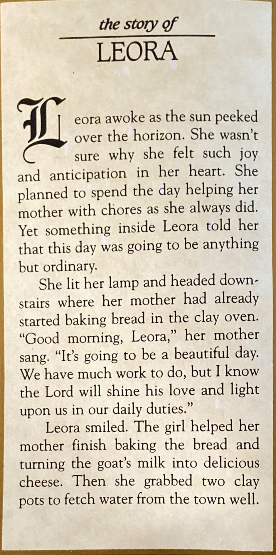 Leora 5” Fontanini Heirloom Nativity Special Event Figure - Special Event Figure (Villager) ornament collectible [Barcode 089945002454] - Main Image 2