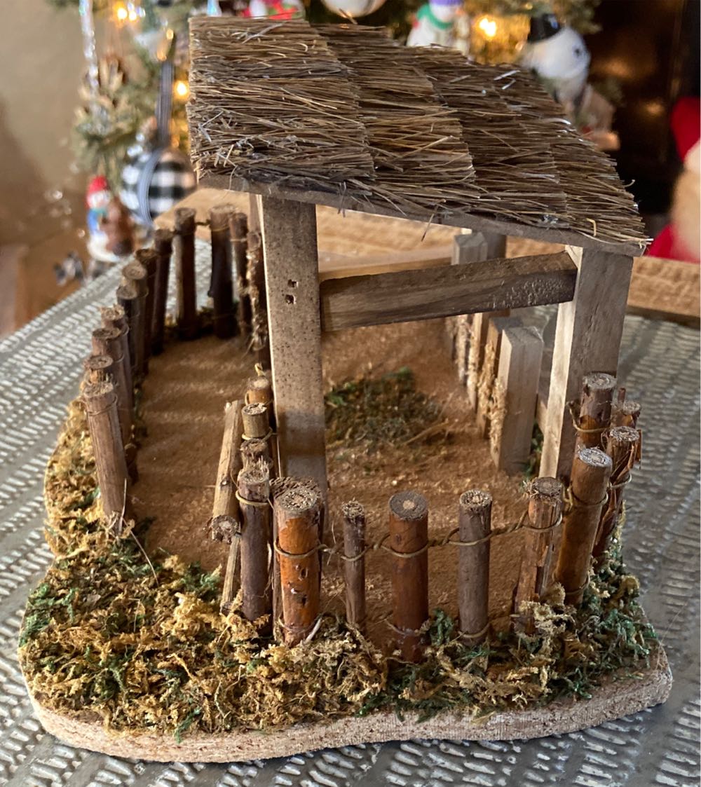 Fontanini. Sheep Shelter.  ornament collectible - Main Image 4