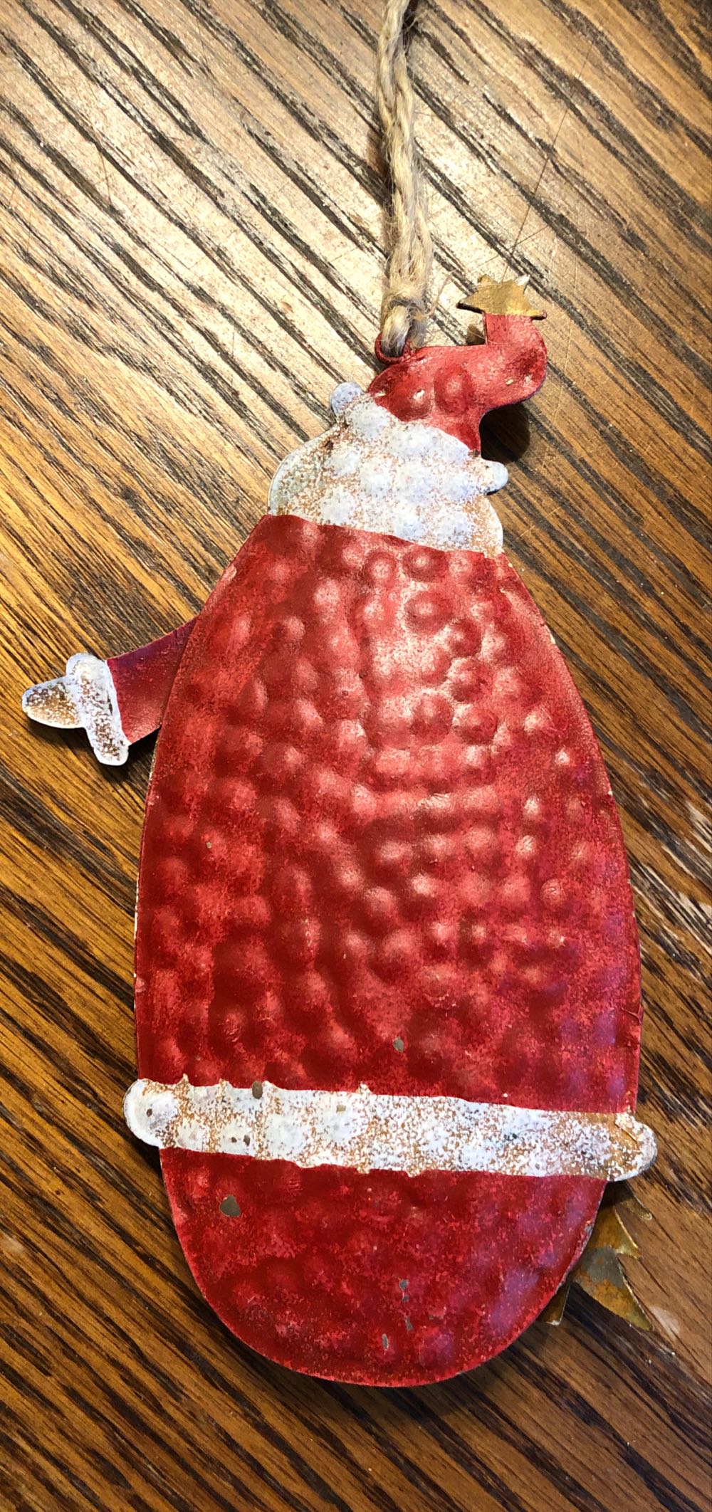 Tin Santa  ornament collectible - Main Image 2