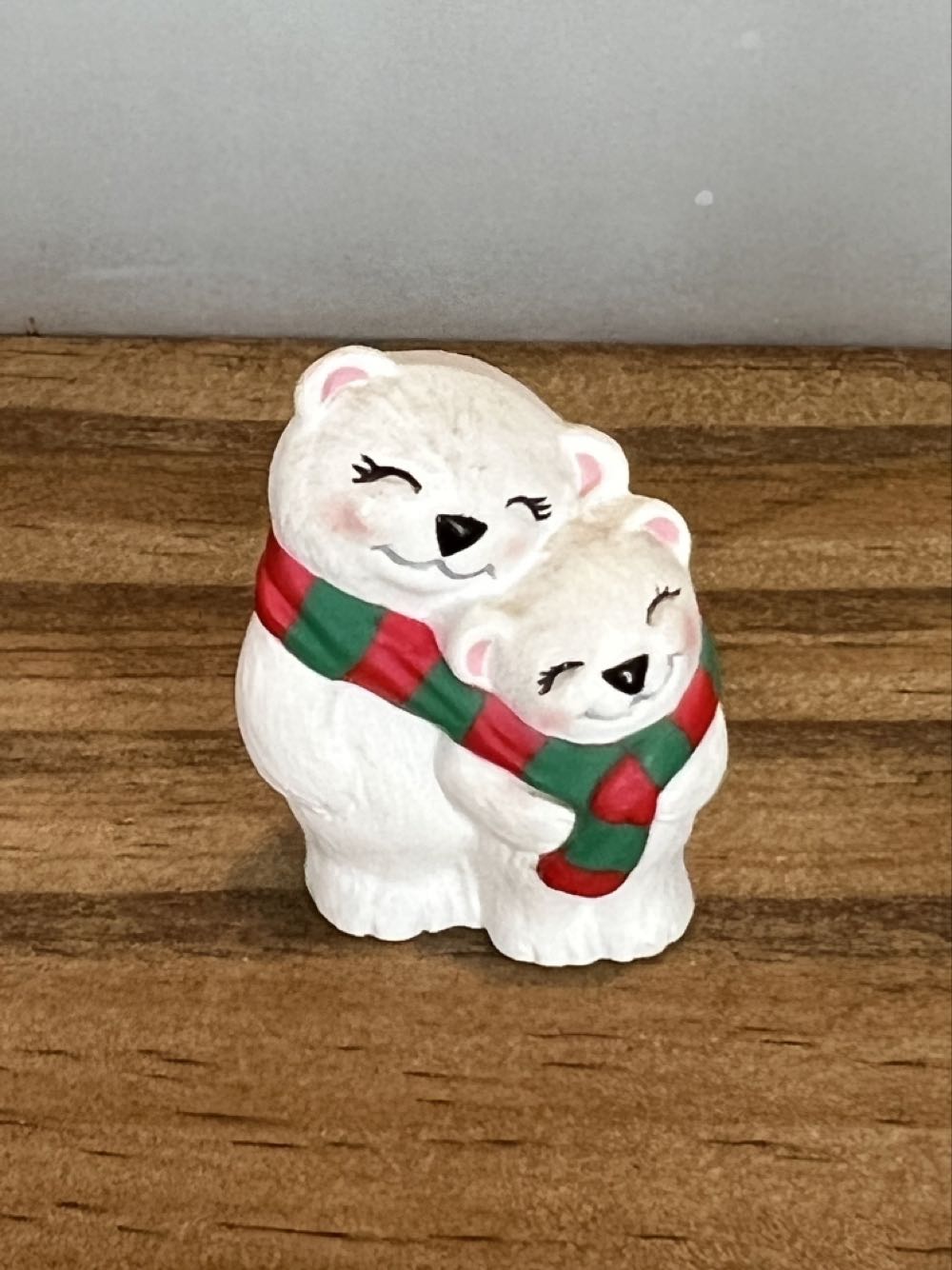 Polar Bears With Scarf  (Christmas) ornament collectible - Main Image 1