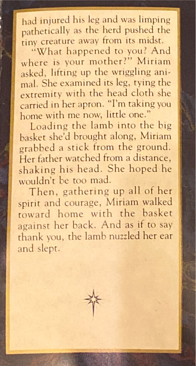 Miriam 5” Fontanini Heirloom Nativity Figure  (Shepherd) ornament collectible [Barcode 089945725728] - Main Image 4