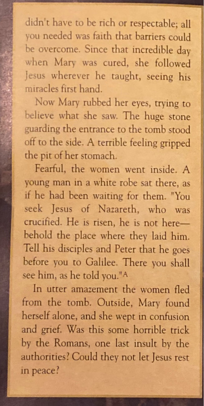 Mary Magdalene 5” Fontanini Life Of Christ  ornament collectible [Barcode 089945041910] - Main Image 3