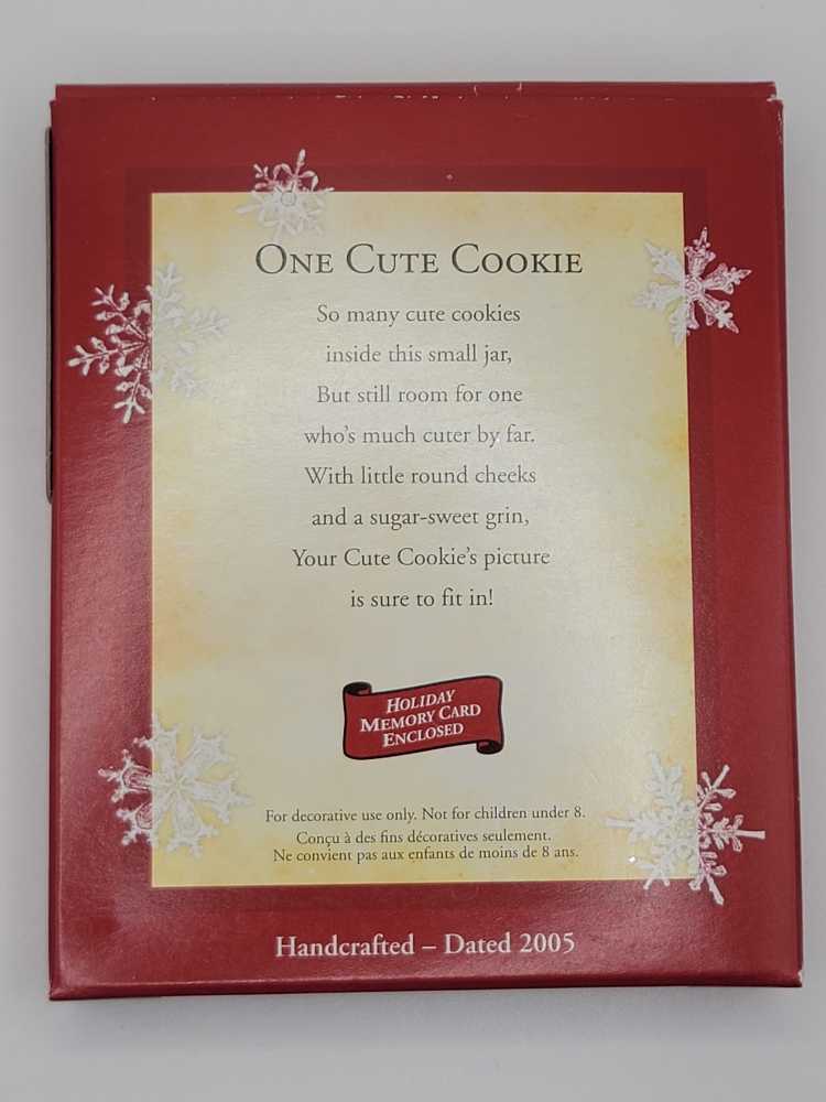 One Cute Cookie  (Gingerbread) ornament collectible - Main Image 3