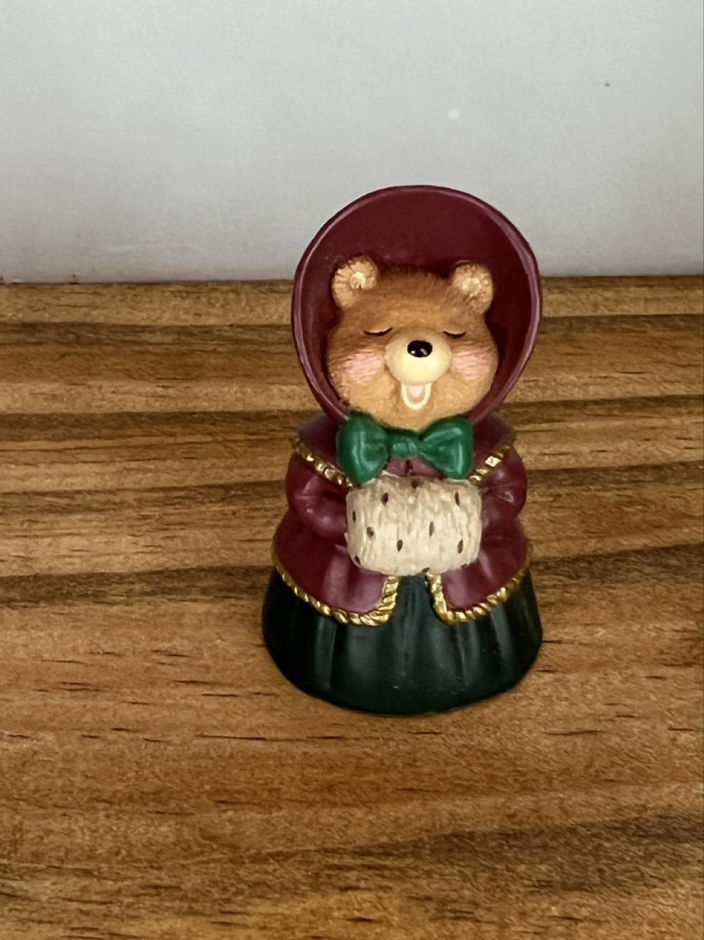 Caroling Bear  (Christmas) ornament collectible - Main Image 1