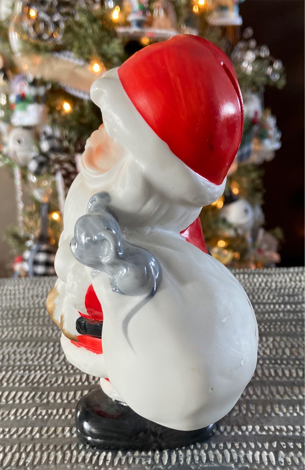 Christmas Vintage. Santa. Bank.   ornament collectible - Main Image 2