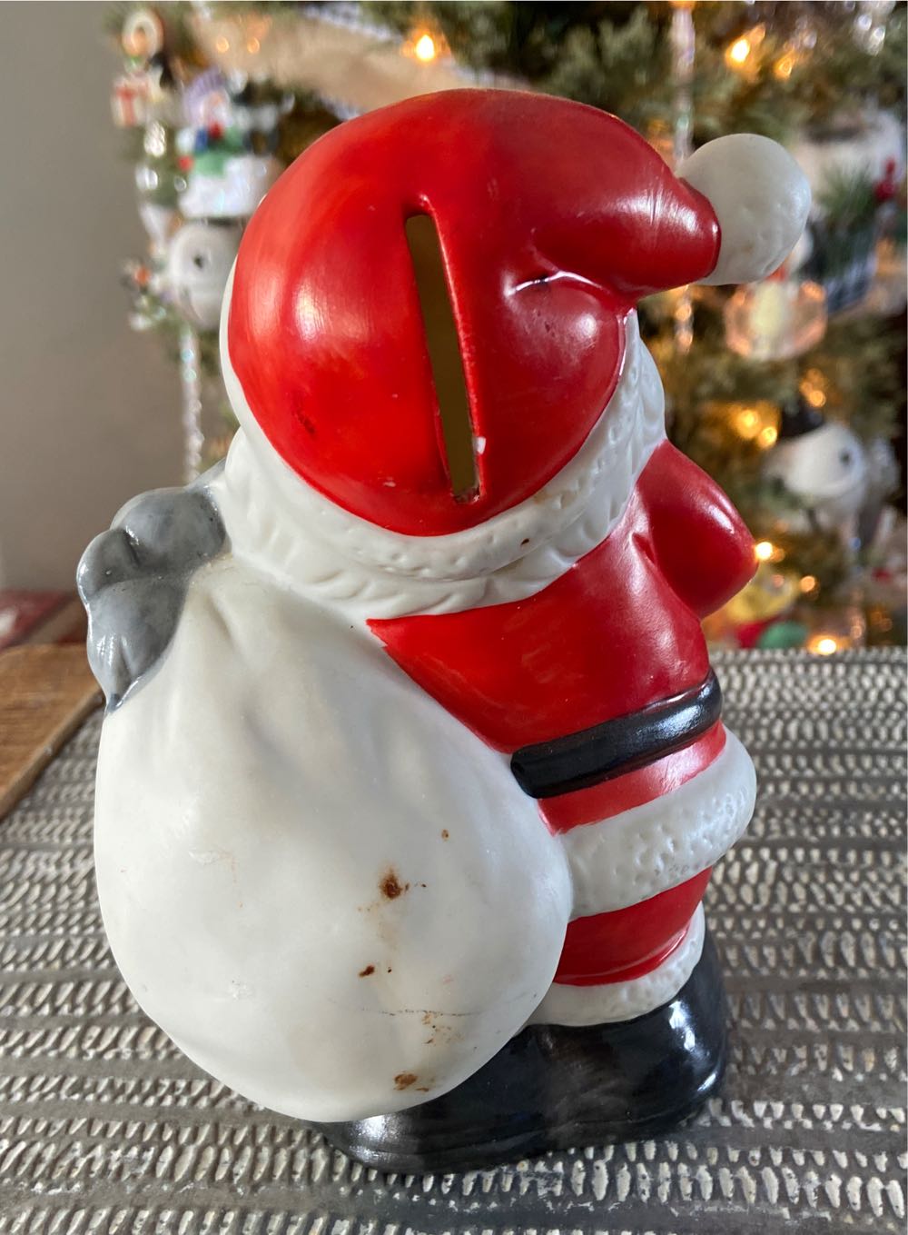 Christmas Vintage. Santa. Bank.   ornament collectible - Main Image 3
