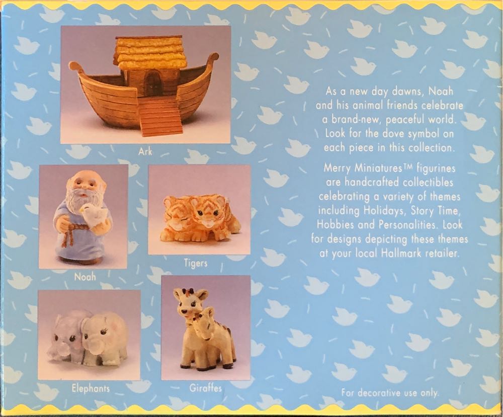Noah and Friends - Merry Miniatures / Noah and Friends (Noah’s Ark, Merry Miniatures) ornament collectible [Barcode 015012307924] - Main Image 2