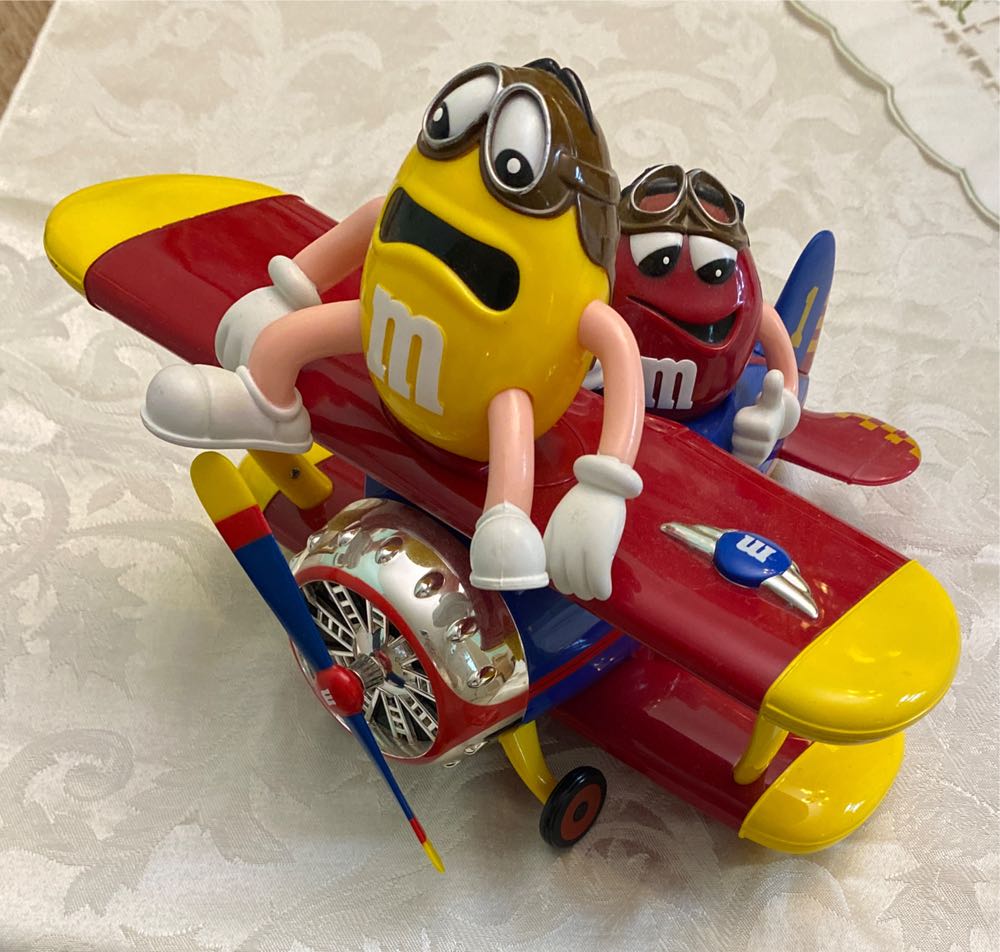 M&M’s Candy Dispenser Barnstorming Airplane - M&M’s Dispensers ornament collectible [Barcode 040000143994] - Main Image 1