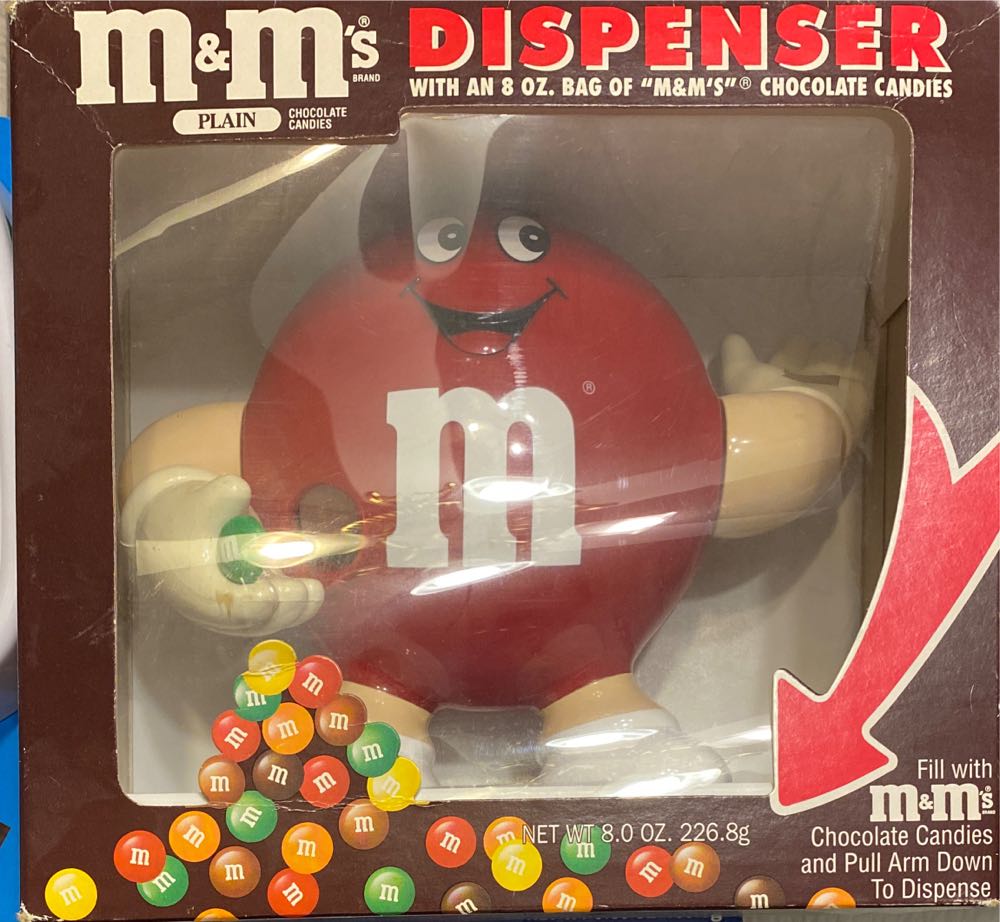 M&M’s Dispenser RED original - M&M’s Dispensers ornament collectible [Barcode 040000308317] - Main Image 1