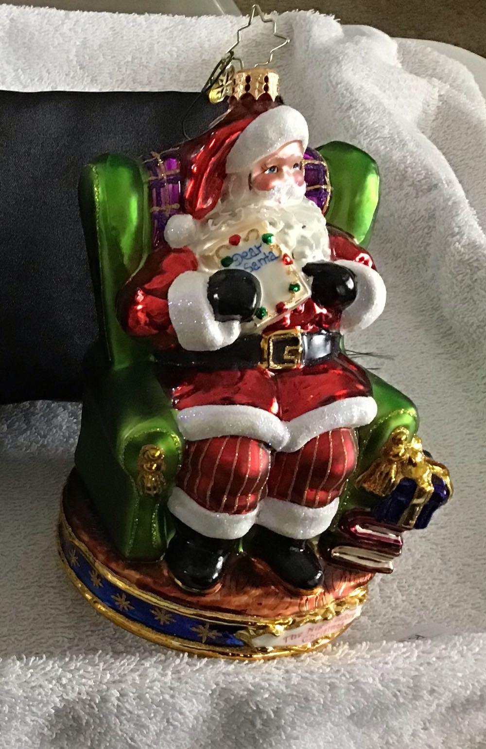 Tin Snowman Ornament