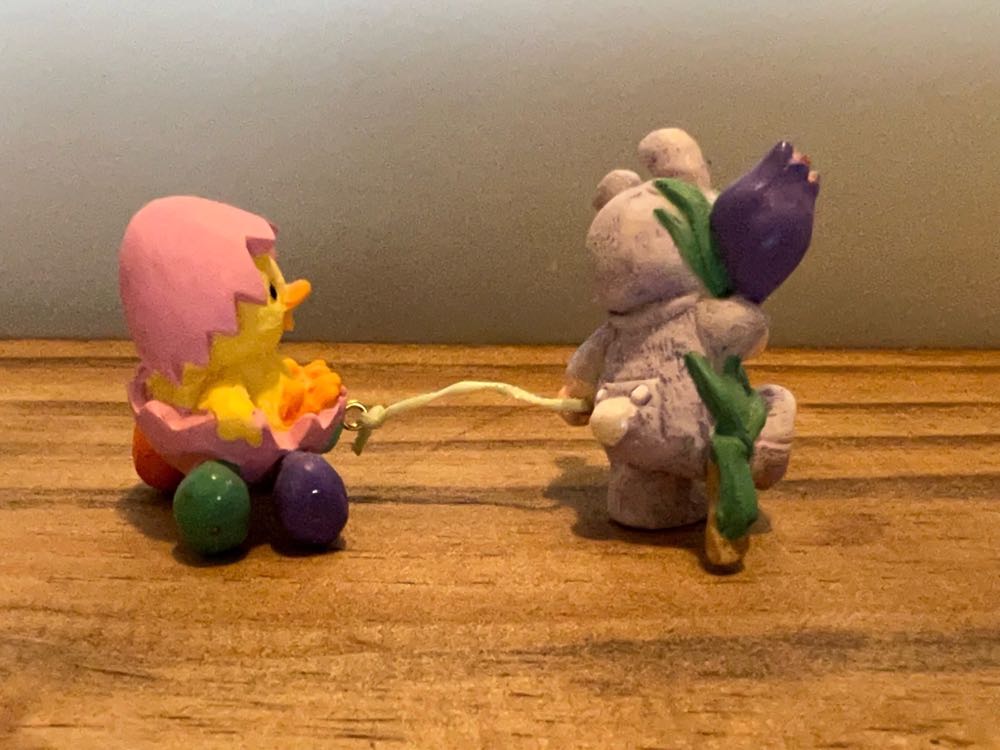 Easter Parade - Child With Duck  (Easter) ornament collectible - Main Image 2