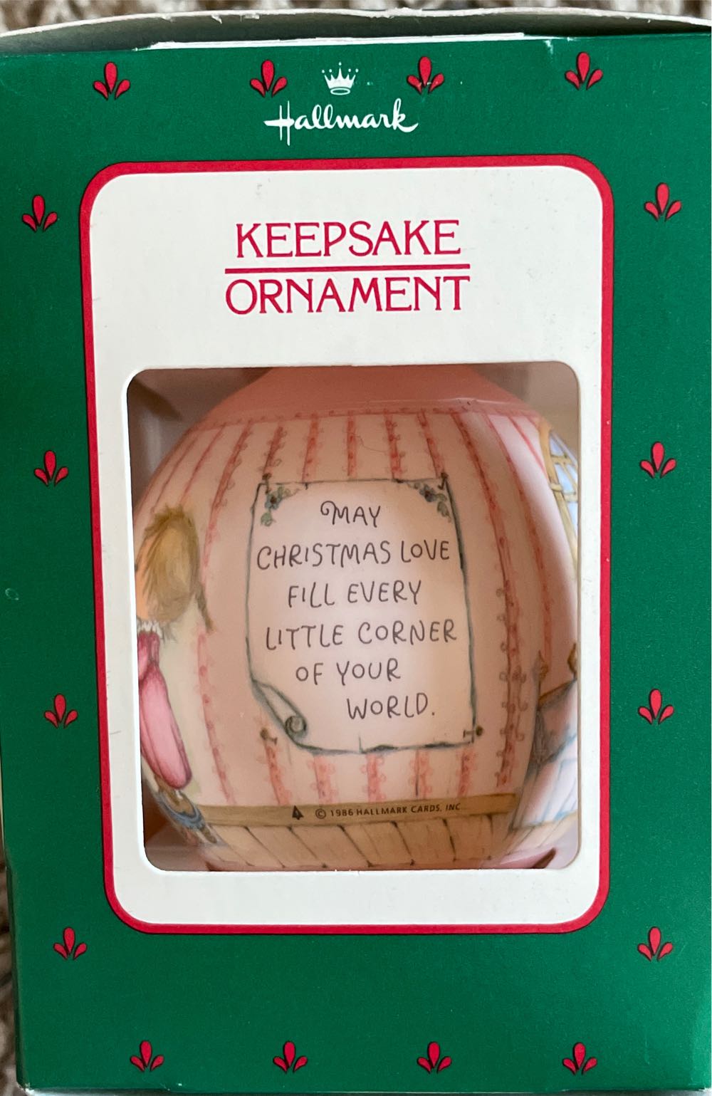 Betsy Clark: Home For Christmas 1st In series - Holiday Balls (Glass Ball) ornament collectible - Main Image 3