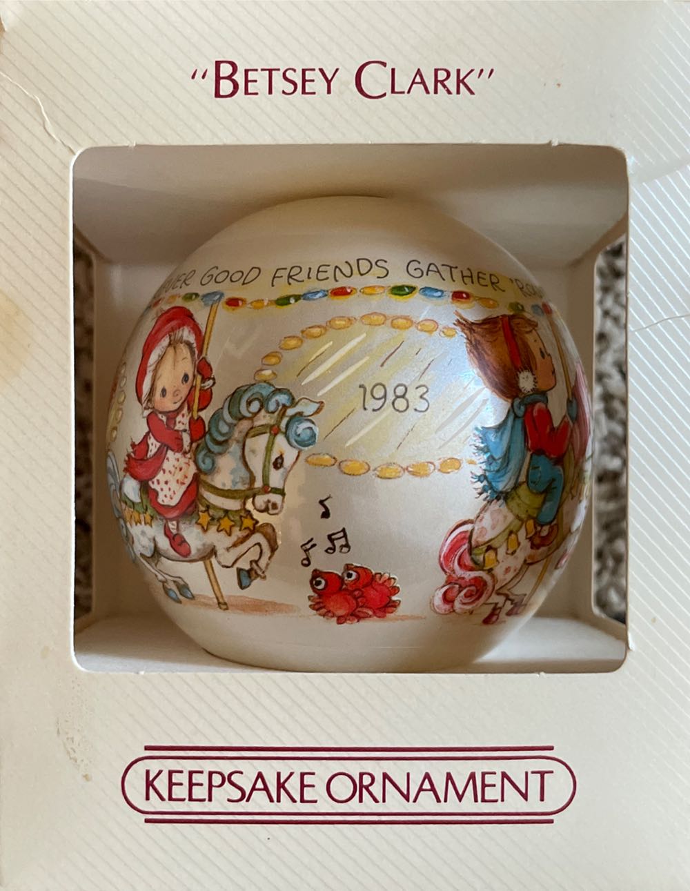 Betsy Clark - Friends (Glass Ball) ornament collectible - Main Image 2