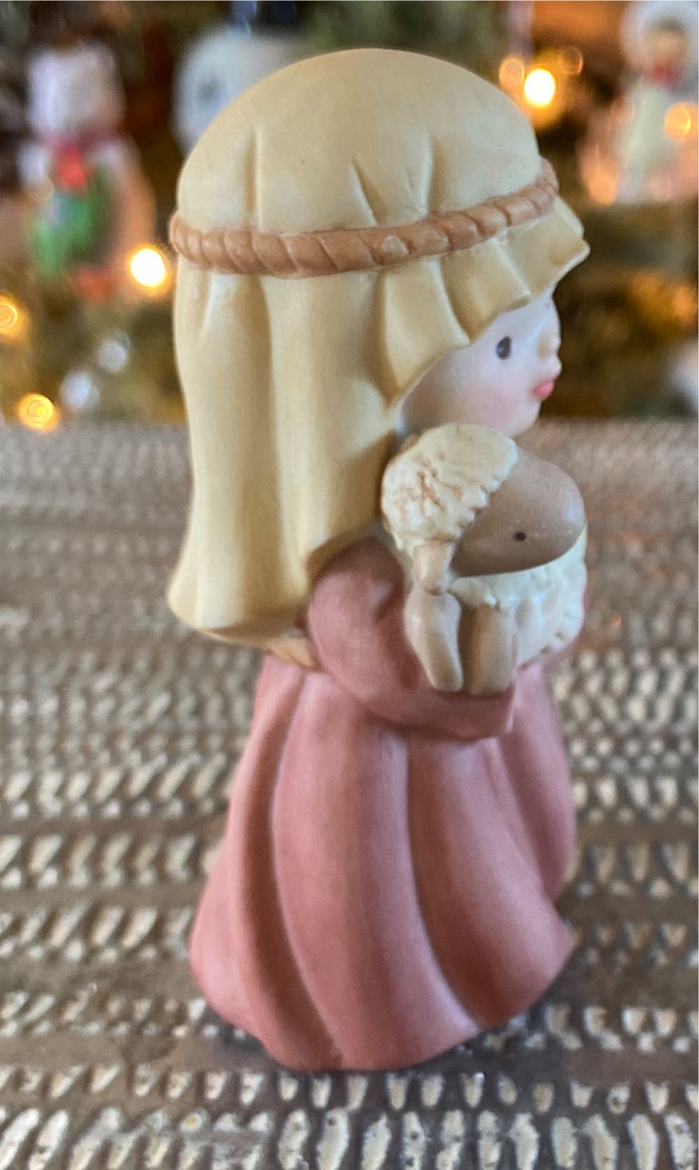 Christmas Nativity. Heavenly Blessings Nativity Collection. Shepherd Boy. - Heavenly Blessings Nativity Collection (Avon: Shepherd Boy) ornament collectible - Main Image 2