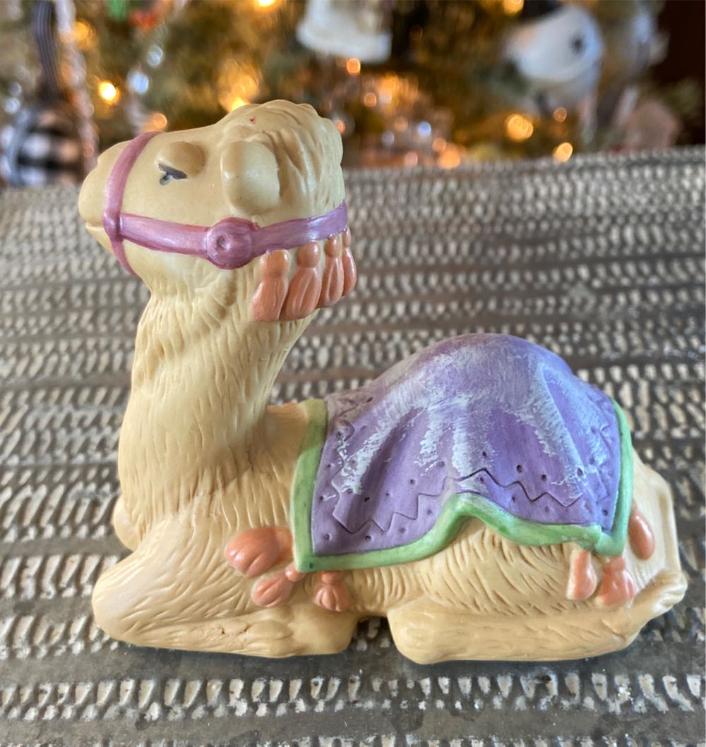 Christmas Nativity. Heavenly Blessings Nativity Collection. Camel. - Heavenly Blessings Nativity Collection (Avon: Camel) ornament collectible - Main Image 3