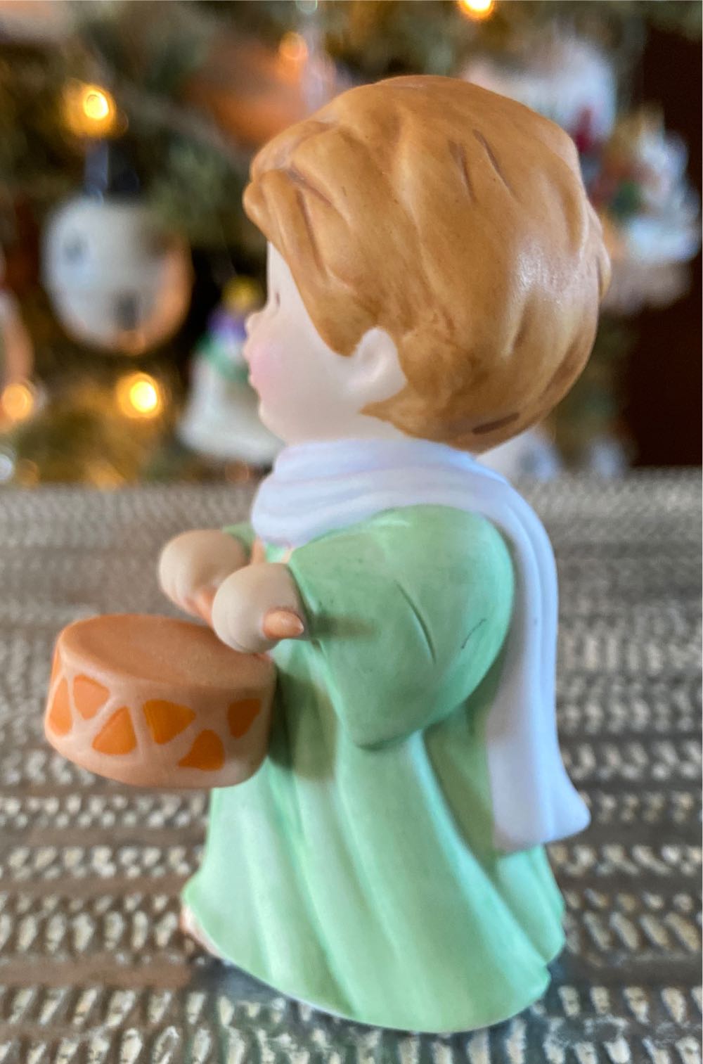 Christmas Nativity. Heavenly Blessings Nativity Collection. Drummer Boy. - Heavenly Blessings Nativity Collection (Avon: Drummer Boy) ornament collectible - Main Image 2