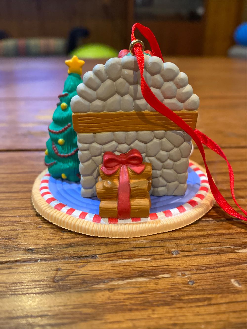 Santa Delivering Gifts - Christmas With Santa ornament collectible - Main Image 2