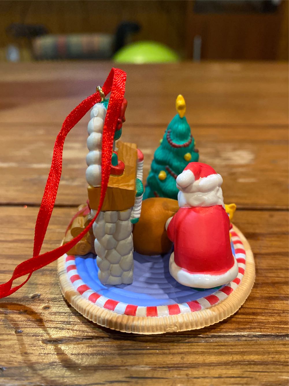 Santa Delivering Gifts - Christmas With Santa ornament collectible - Main Image 3