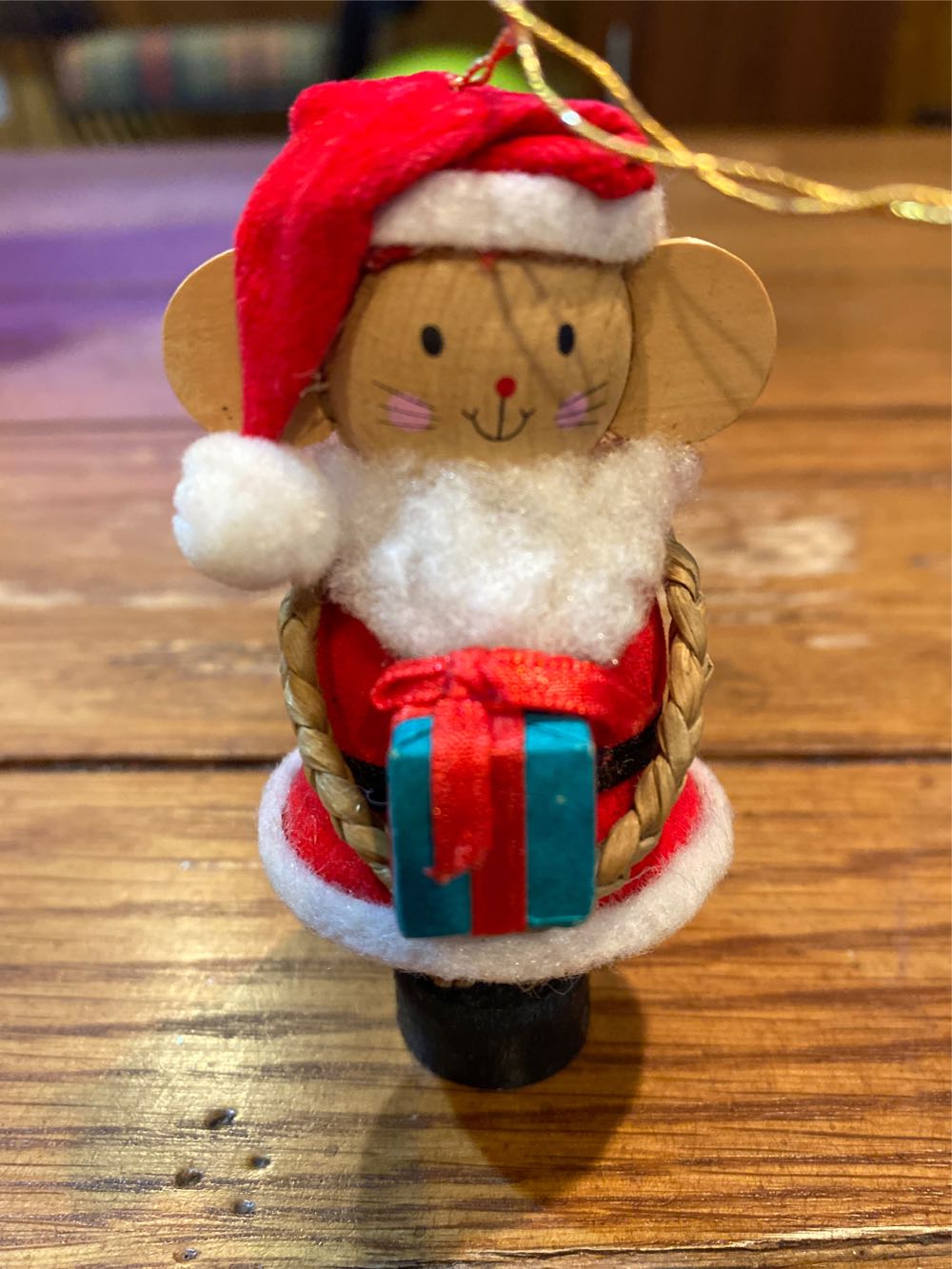 Santa Straw Ornament - The Gift Collection ornament collectible - Main Image 1