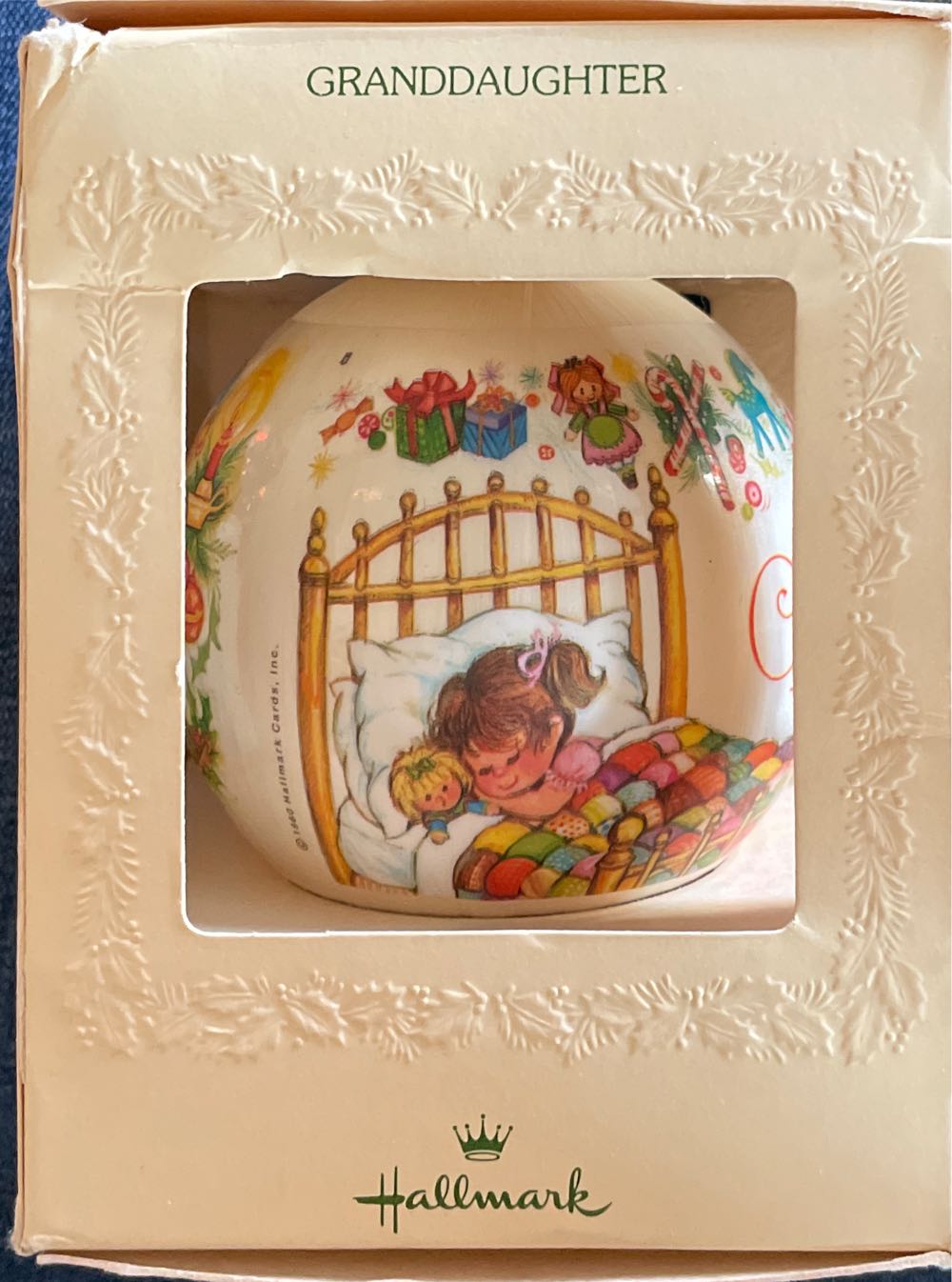 Granddaughter - Tree-trimmer Collection (Satin Ball) ornament collectible - Main Image 3