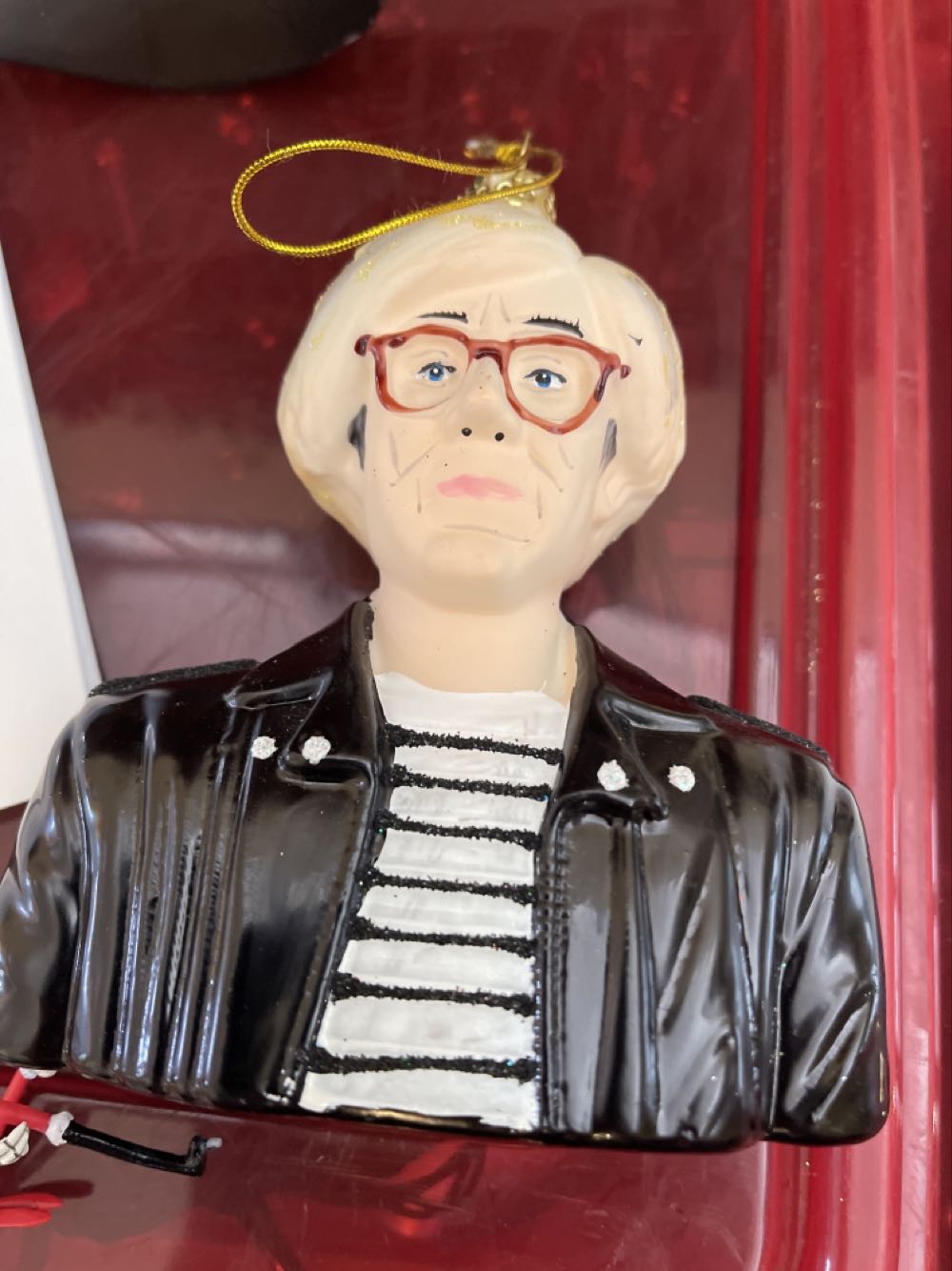 The Pioneer Woman Measuring Cups and Cow Bowl 3 Piece Christmas Ornament Bundle