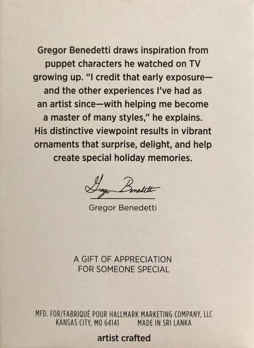 #1b  Friendly Gnome - Gnome For Christmas Series (Companion Piece) ornament collectible [Barcode 763795685042] - Main Image 2