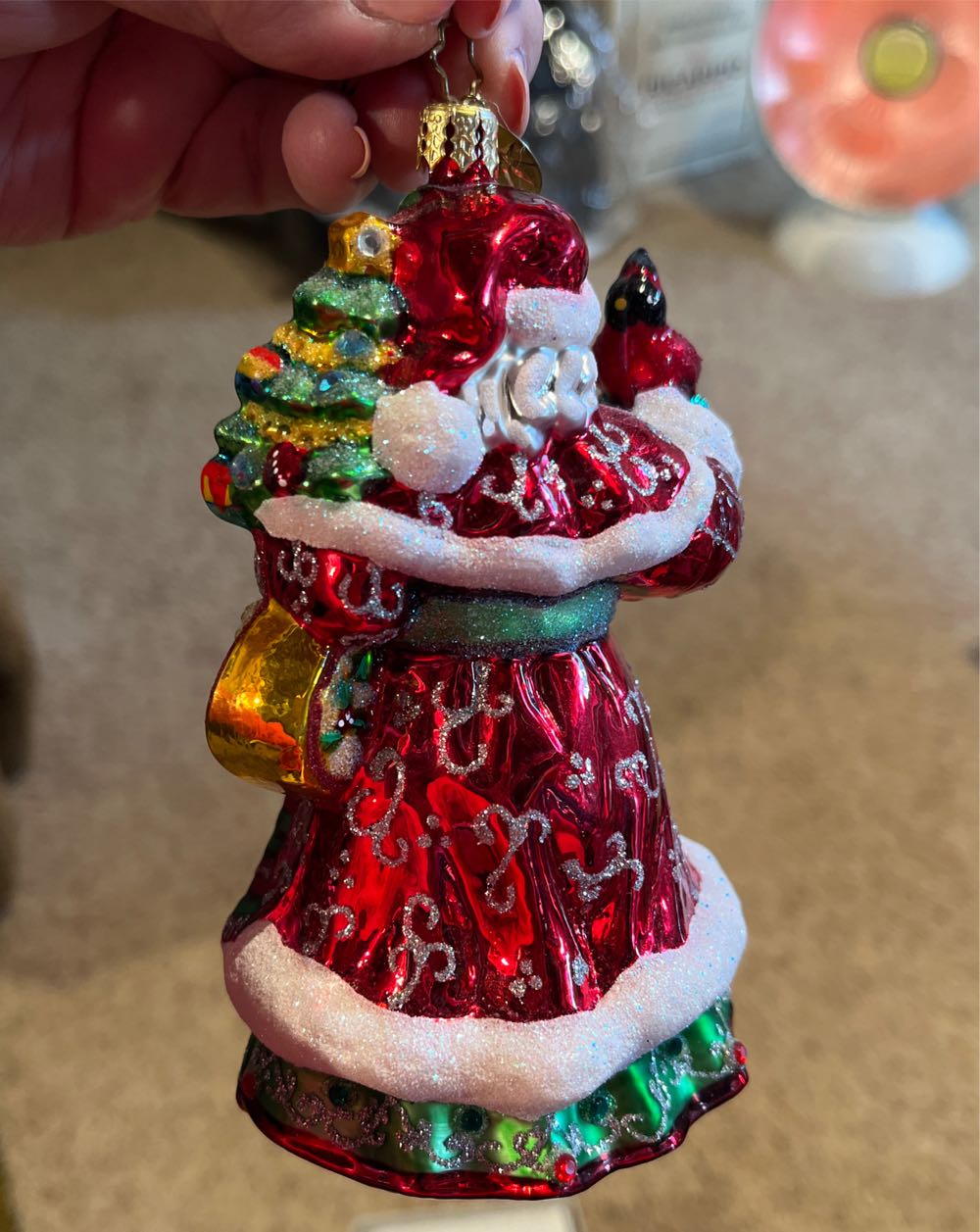 Shimmering Santa - Annual Ornament ornament collectible - Main Image 2