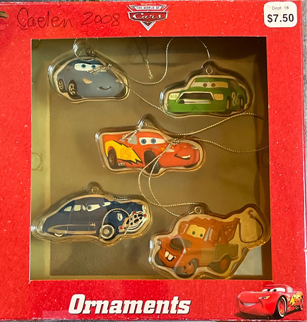 Disney Pixar Cars Tree Ornaments Lighting Mcqueen Mater Sally ...  ornament collectible [Barcode 795902066888] - Main Image 1