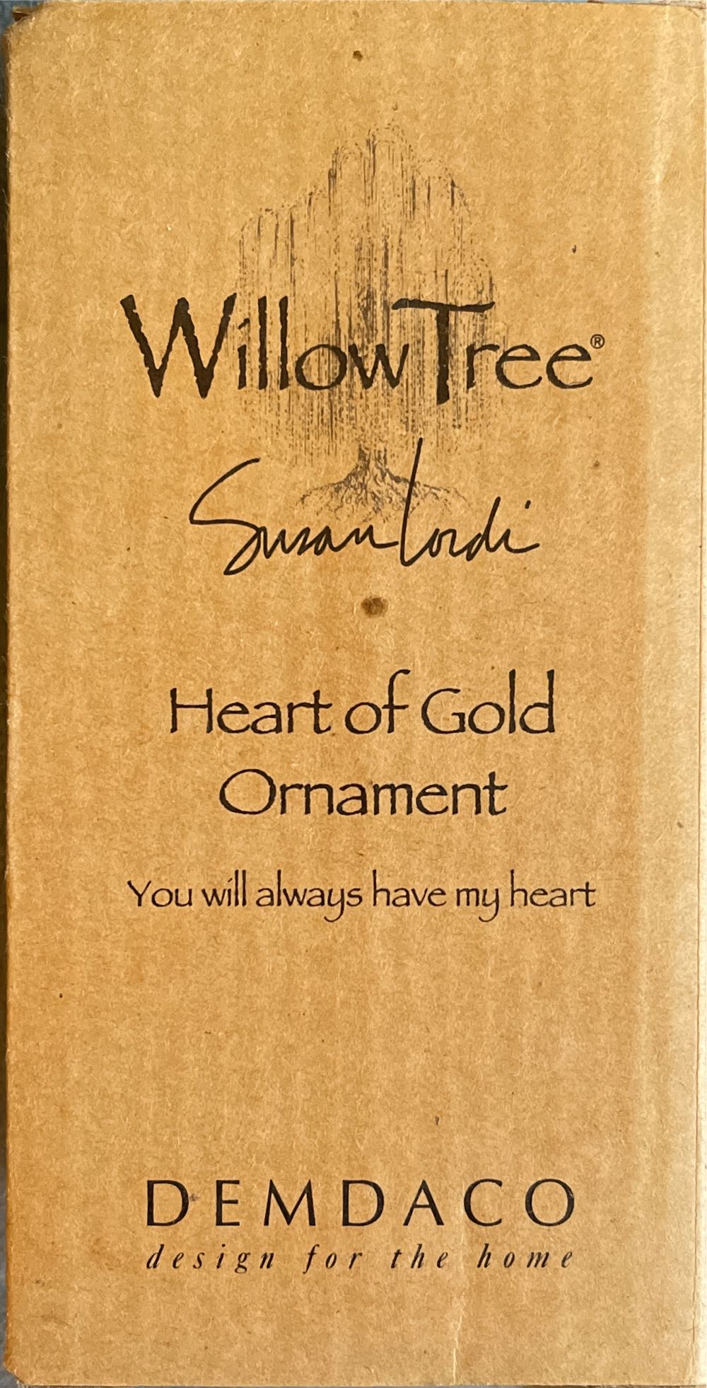 Willow Tree Heart Of Gold  ornament collectible [Barcode 638713261588] - Main Image 2