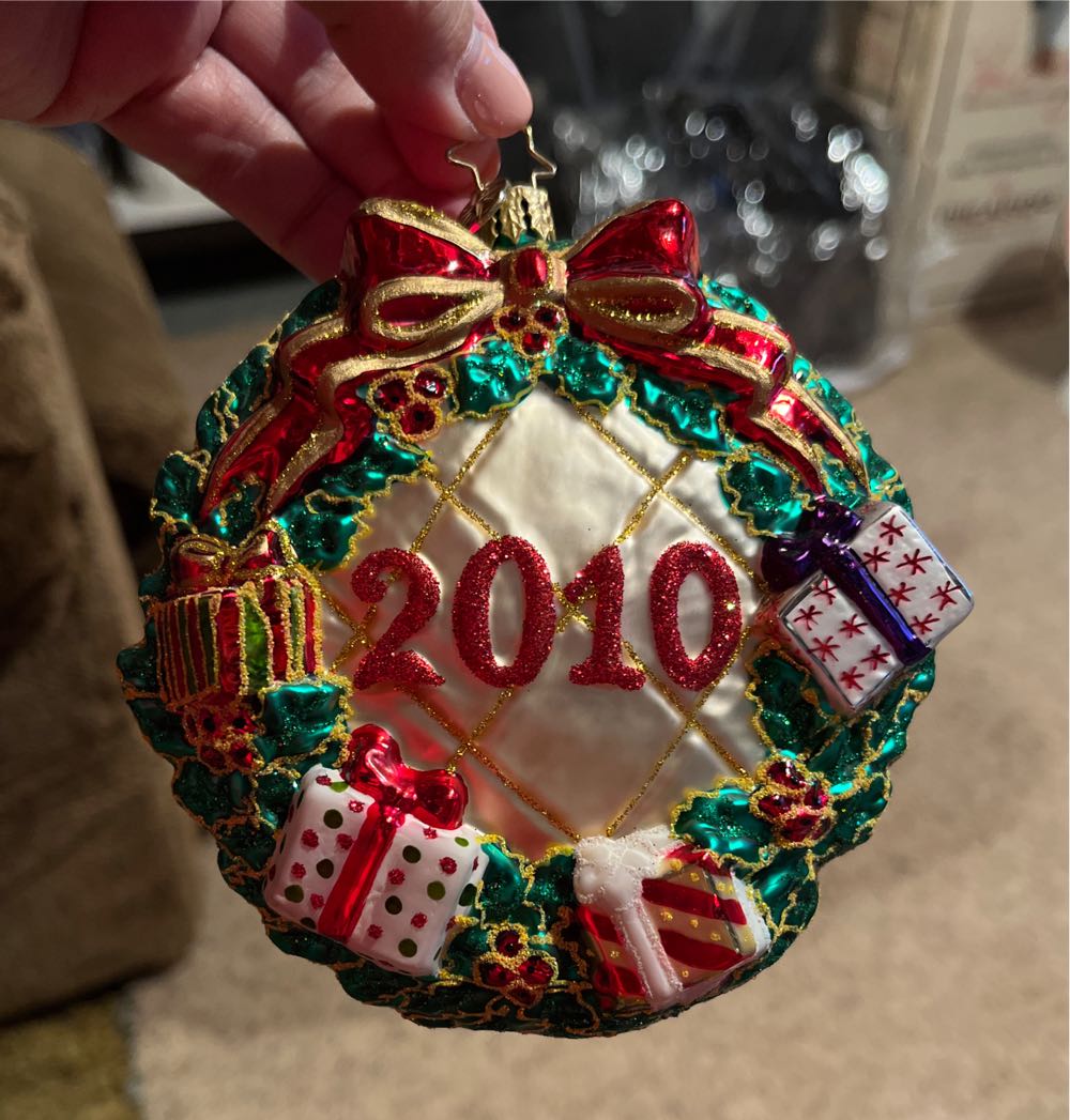 Gifted Greetings Wreath - Annual Ornament ornament collectible - Main Image 2