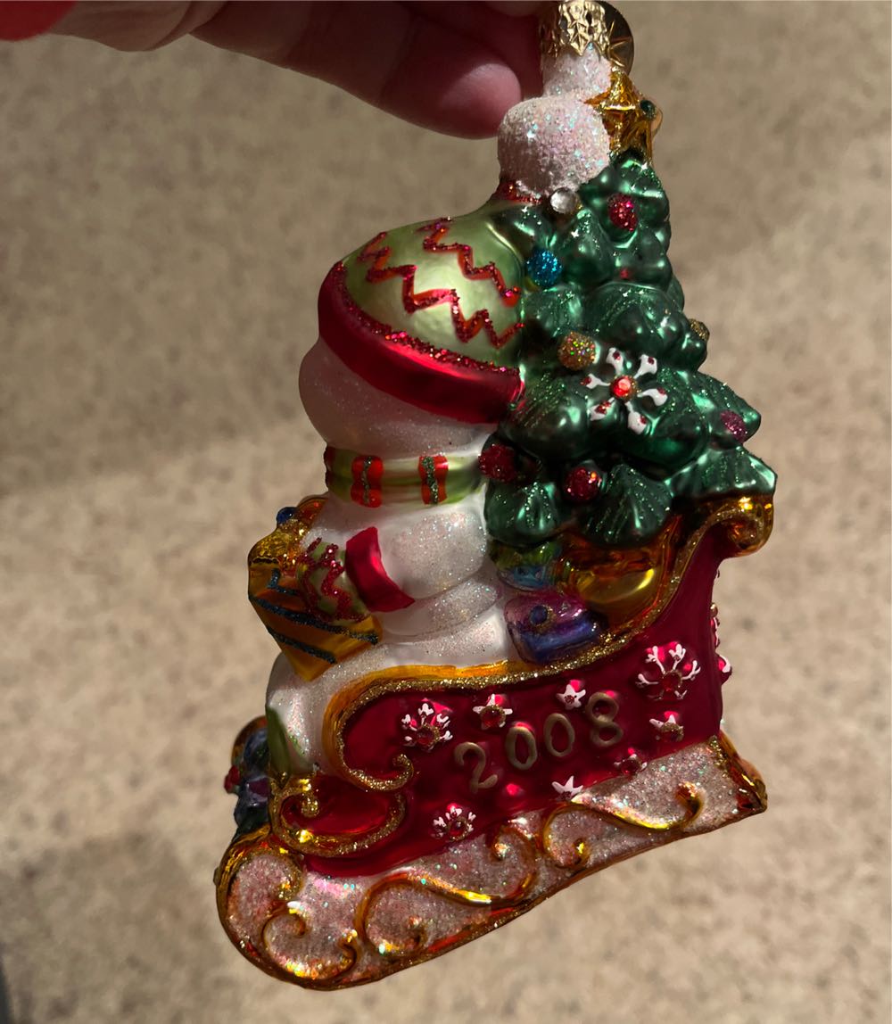 Wintry Sleigh Ride - Annual Ornament ornament collectible - Main Image 2