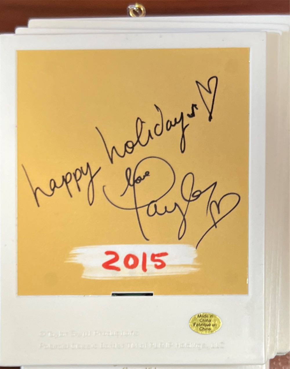 Taylor Swift 1989 - Taylor Swift (Music) ornament collectible - Main Image 2