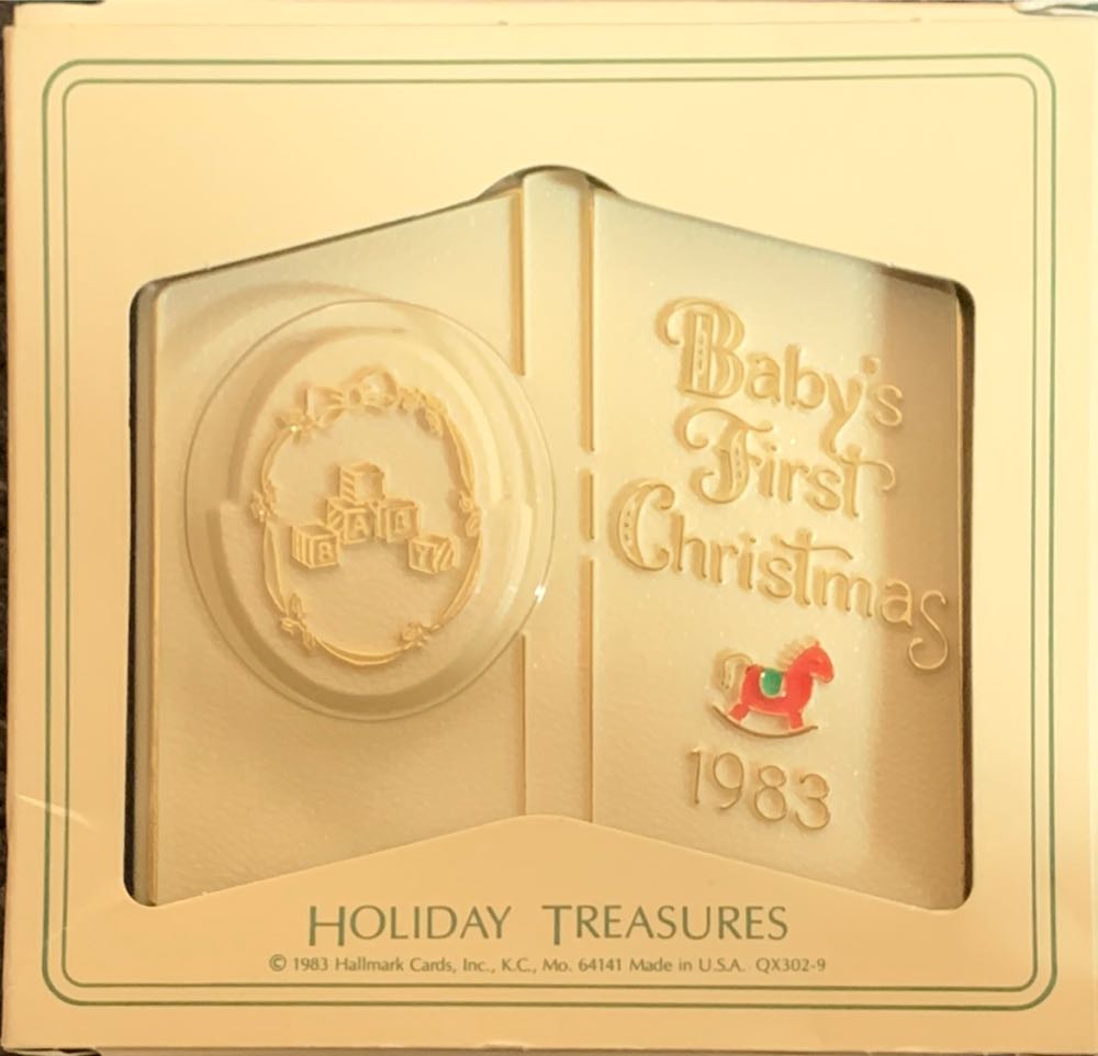 Baby’s First Christmas  (Holiday Treasures) ornament collectible - Main Image 2