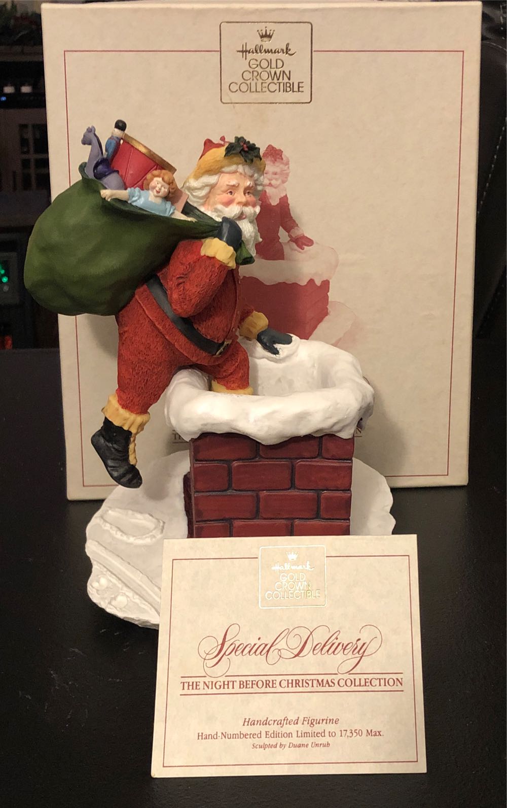 Special Delivery - The Night Before Christmas Collection (Santa) ornament collectible - Main Image 2