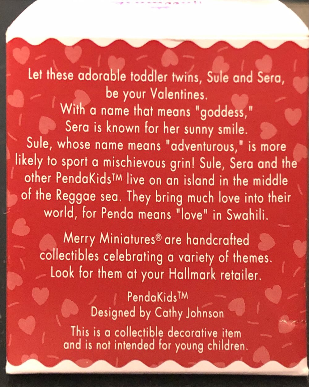 Penda Kids-Sulu & Sara - Merry Miniatures (Valentine’s Day) ornament collectible [Barcode 015012390490] - Main Image 2
