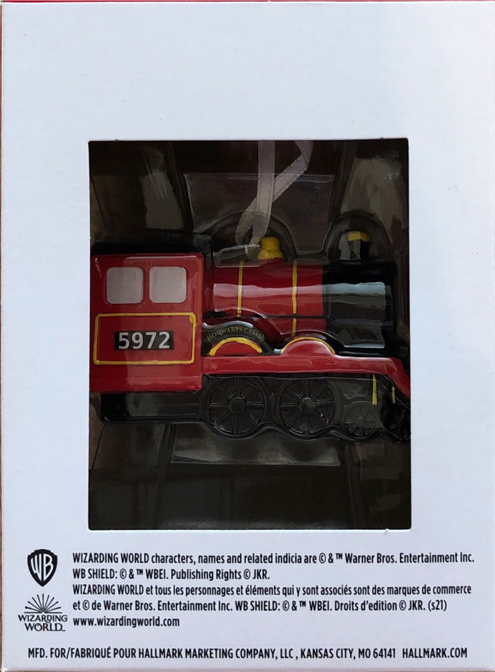 2021 Hogwarts Express - Wizarding World Of Harry Potter (Harry Potter) ornament collectible [Barcode 763795734047] - Main Image 2