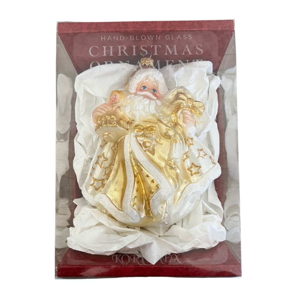 Santa - Gold  ornament collectible - Main Image 2