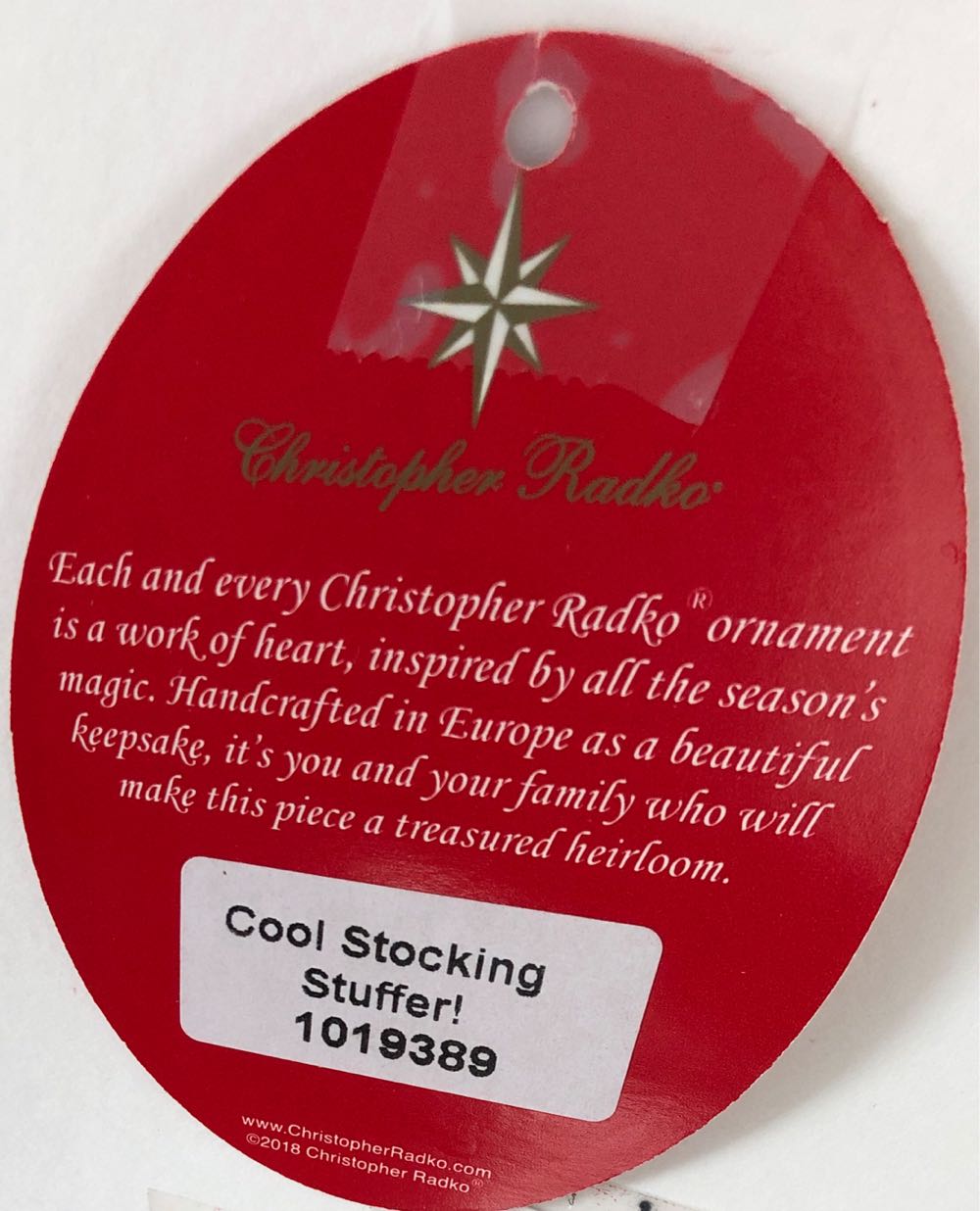 Cool Stocking Stuffer! Glass Snowman ...  ornament collectible [Barcode 645001496614] - Main Image 2