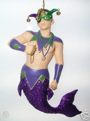 JAMBALAYA Merman #55-90245 RETIRED REAR  ornament collectible - Main Image 2