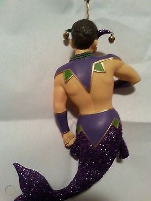 JAMBALAYA Merman #55-90245 RETIRED REAR  ornament collectible - Main Image 3