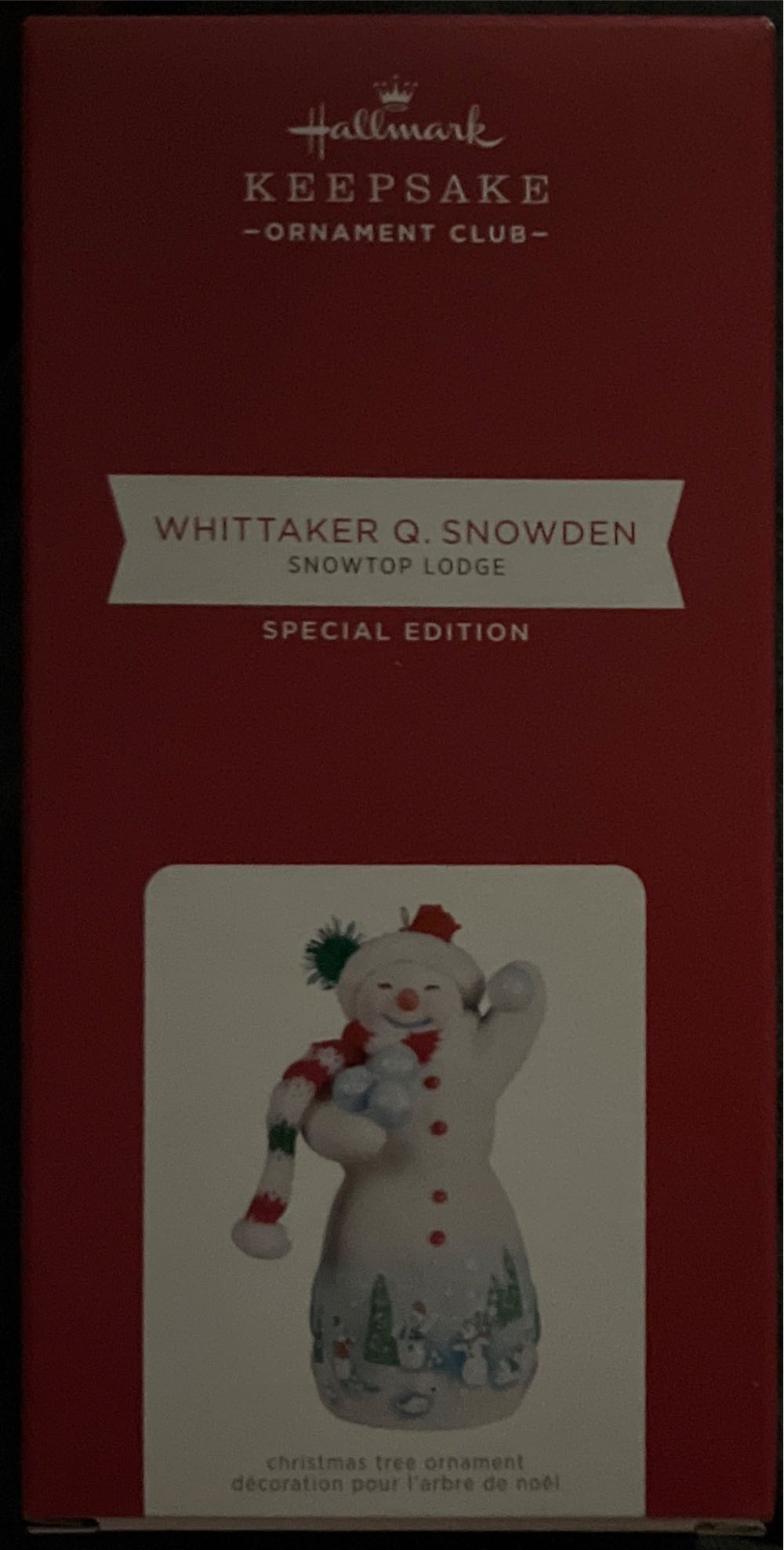 Whitaker Q. Snowden Special Edition - Snowtop Lodge ornament collectible - Main Image 2